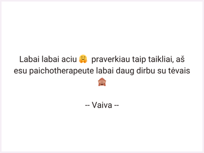 sielos augimo studija - kleintu atsiliepimai