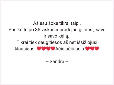 sielos augimo studija - kleintu atsiliepimai